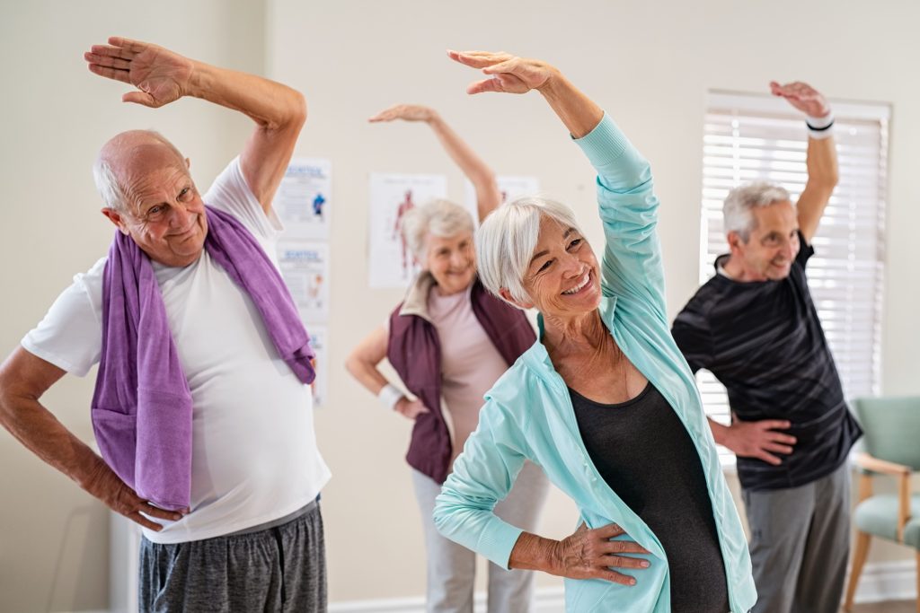 Senior community members enjoying enriching and engaging activities.